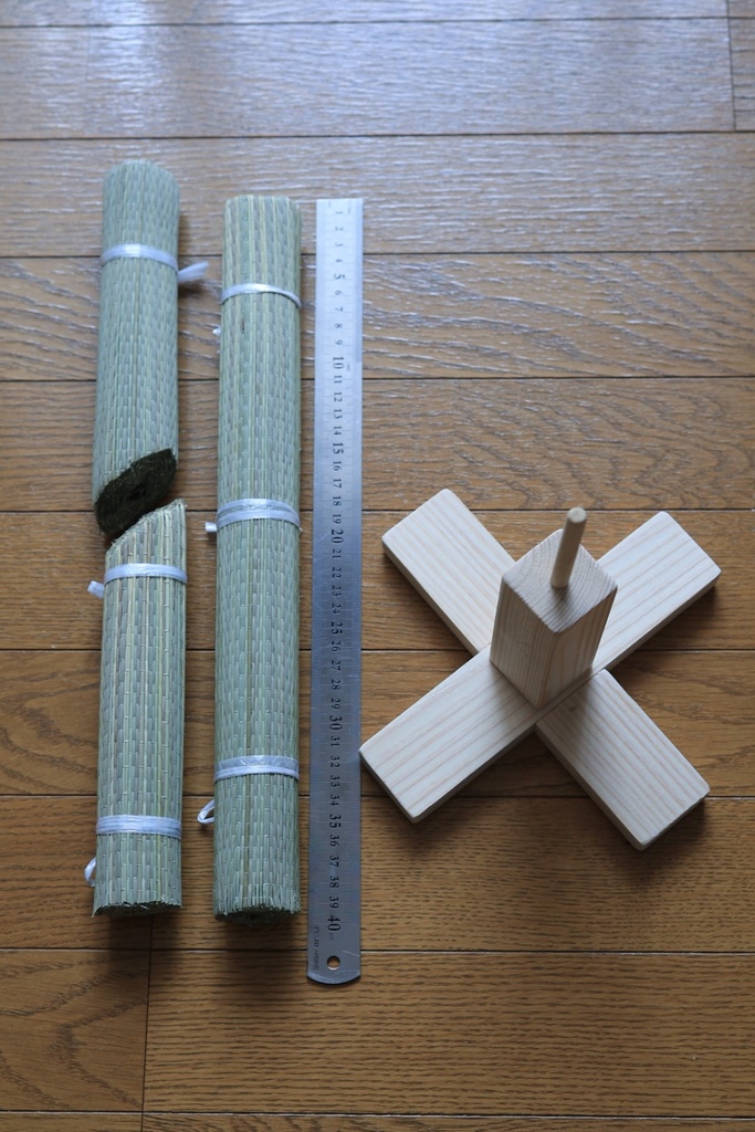 1/3サイズ 試斬台&巻藁