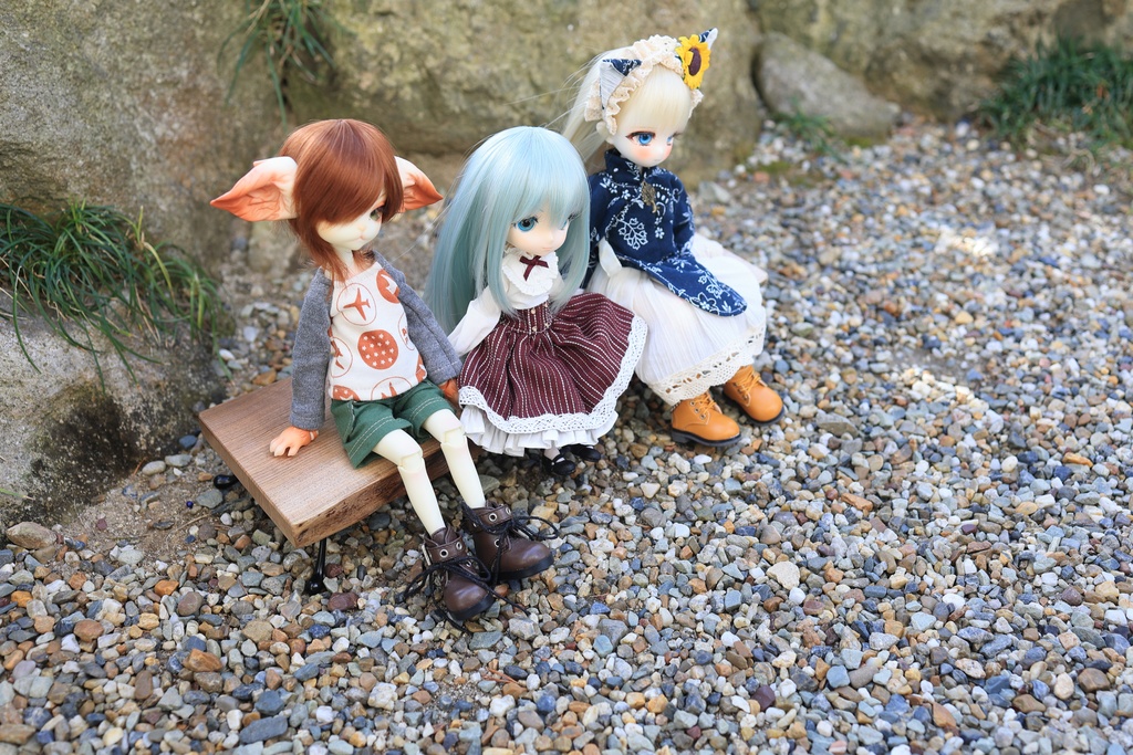 20cmクラス用耳付板のベンチ試作1号