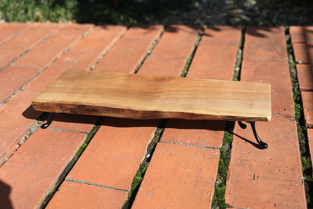 20cmクラス用耳付板のベンチ試作1号