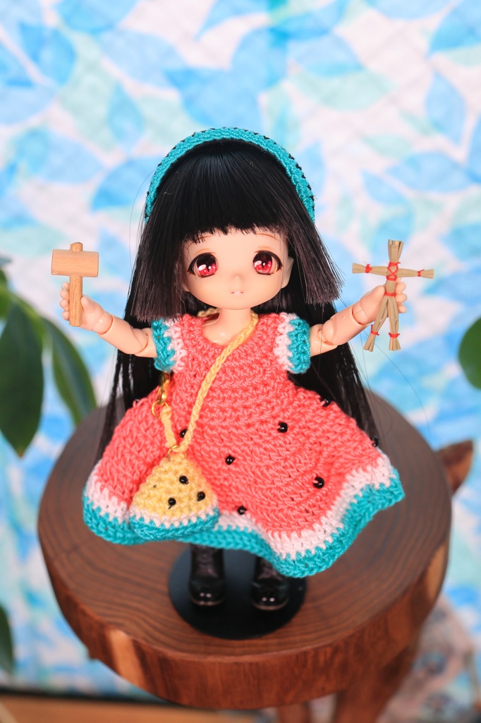 【送料無料】1/12 わらにんぎょう&きづち