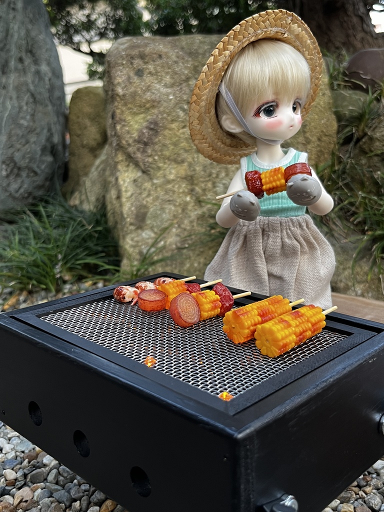 ドール用BBQコンロ