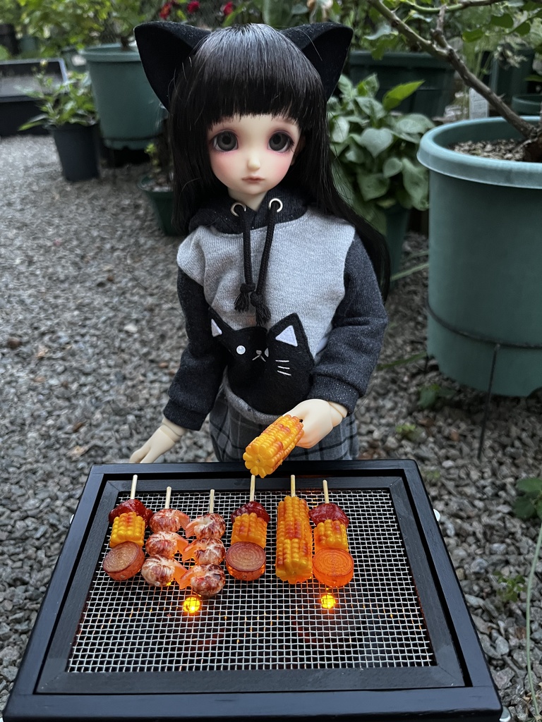 ドール用BBQコンロ
