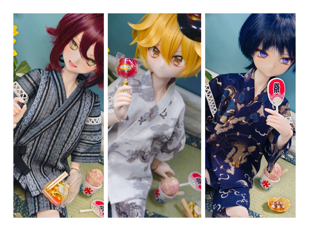 DDP,MDD】甚平セット - shirousalon～ｼﾛｳｻﾛﾝ～ - BOOTH