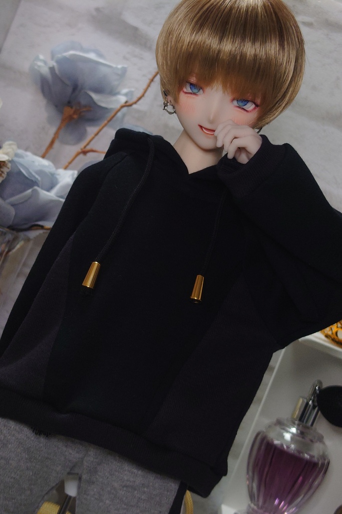 【DDB】リブパネルパーカー