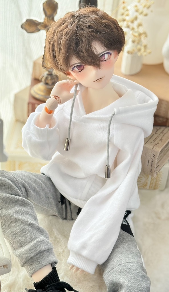 【DDB】リブパネルパーカー