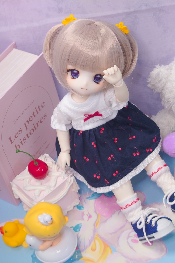 【1/6サイズ】チェリーワンピセット