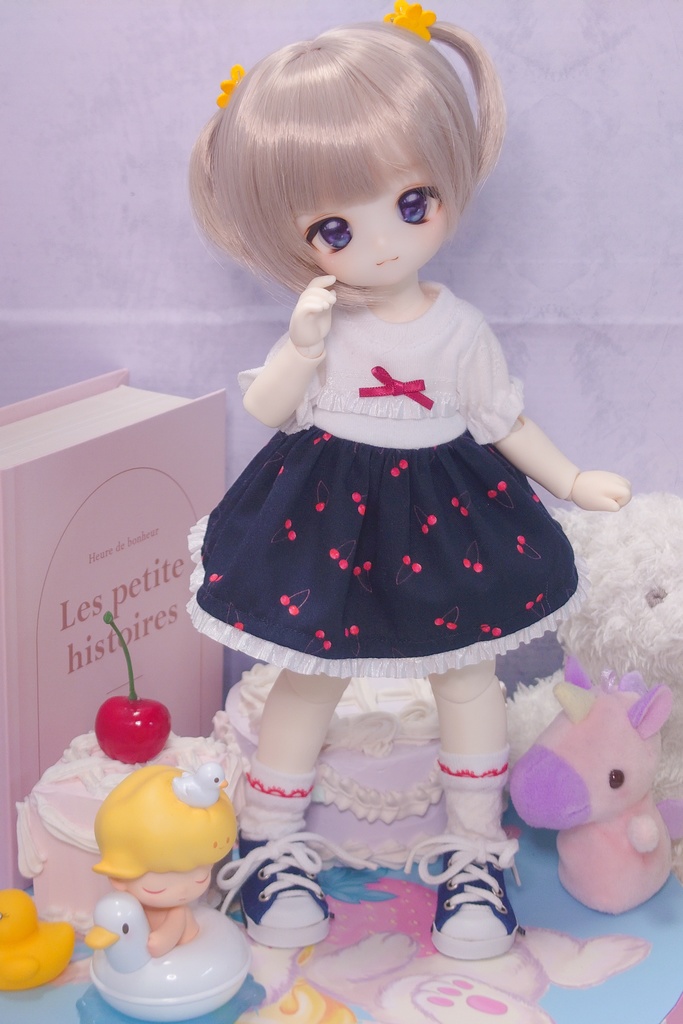 【1/6サイズ】チェリーワンピセット