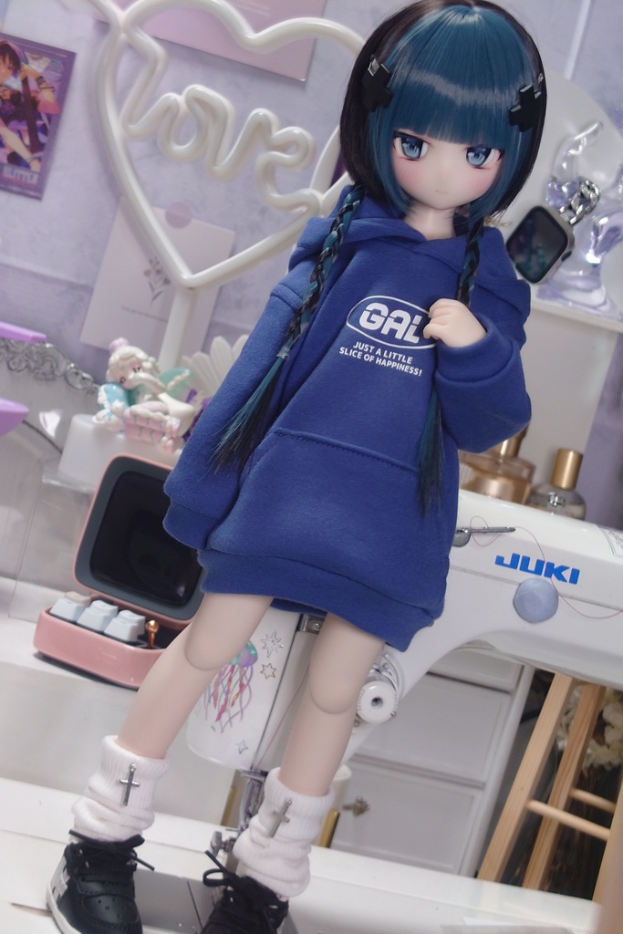 【MDD】シンプルパーカーワンピ
