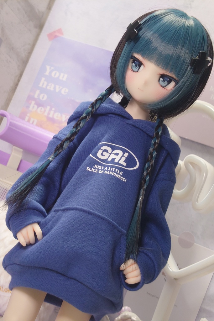 【MDD】シンプルパーカーワンピ