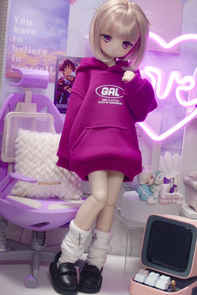 【MDD】シンプルパーカーワンピ