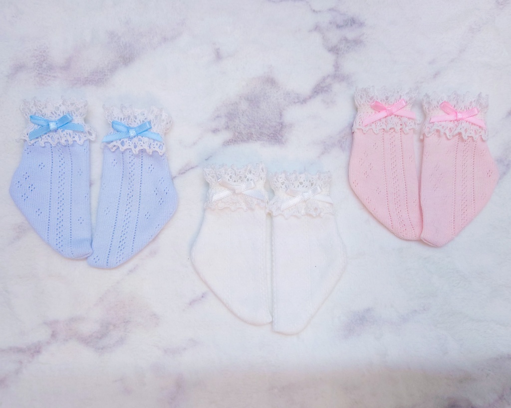 【MDD】フリルレース靴下