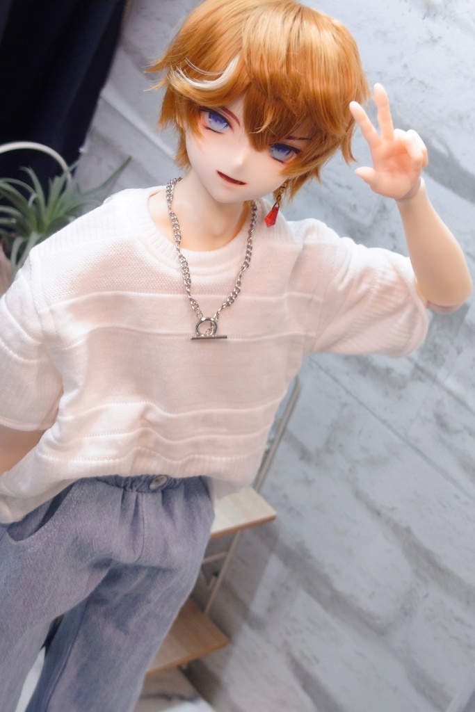 【DDB】ジャガードボーダーTシャツ