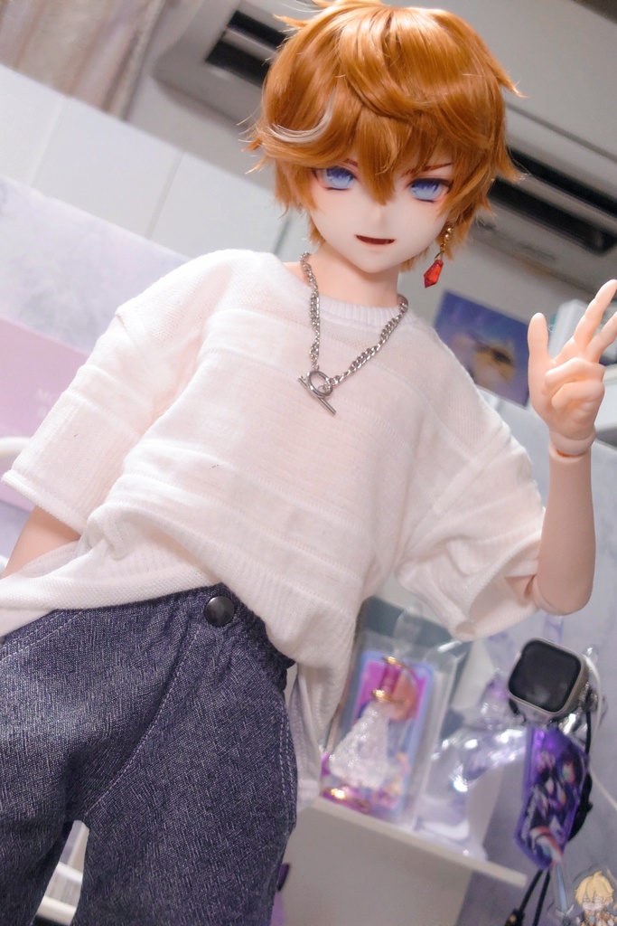 【DDB】ジャガードボーダーTシャツ