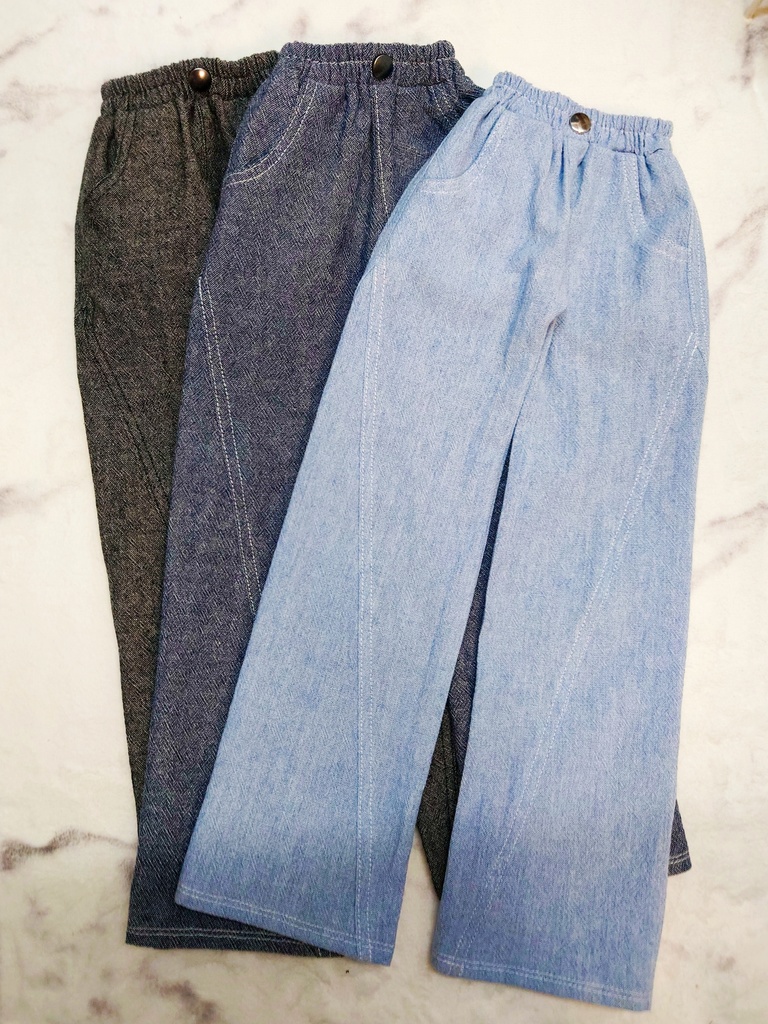 【DDB】切り替えワイドパンツ