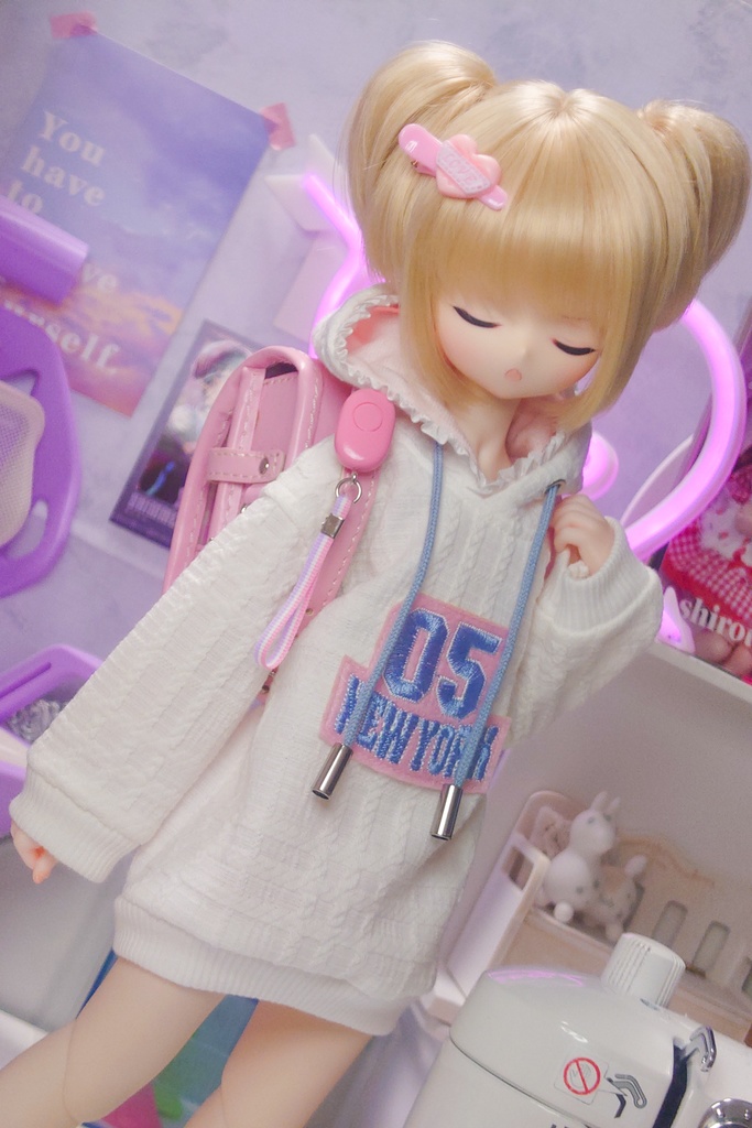 【MDD】ナンバーロゴパーカーワンピ