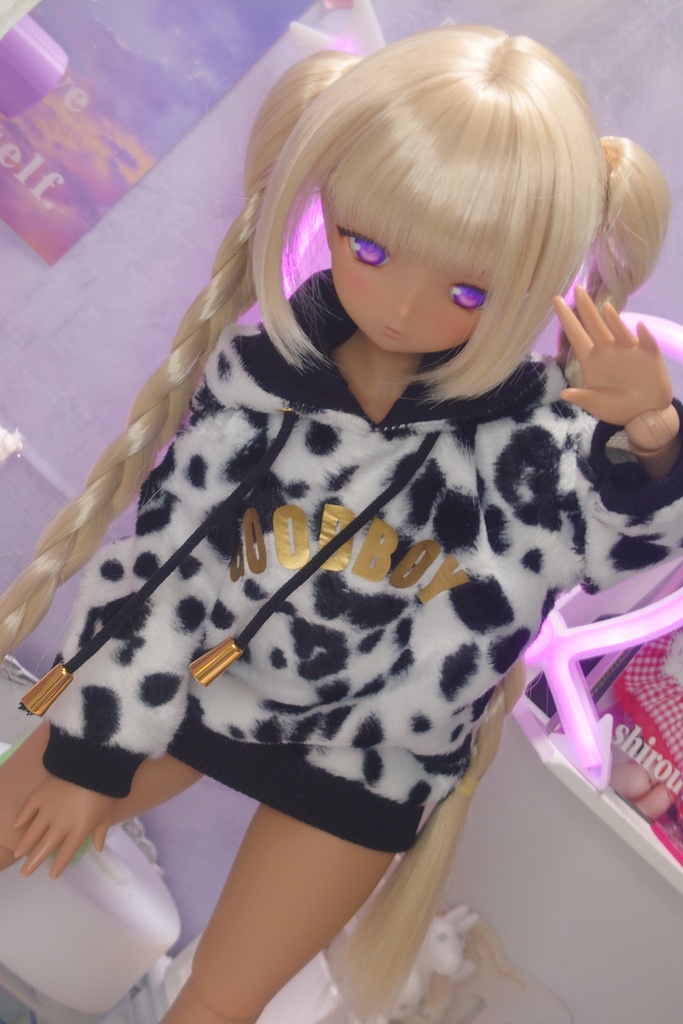 【MDD】ダルメシアンパーカーワンピ