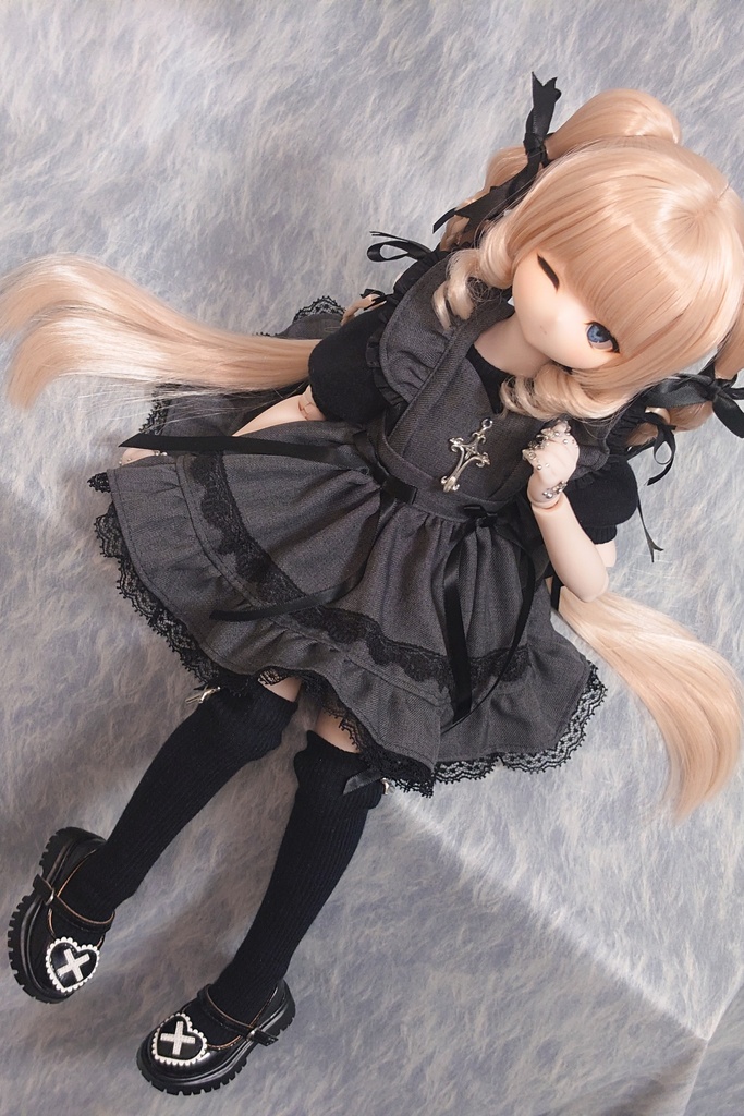 【MDD】十字架エプロンワンピセット