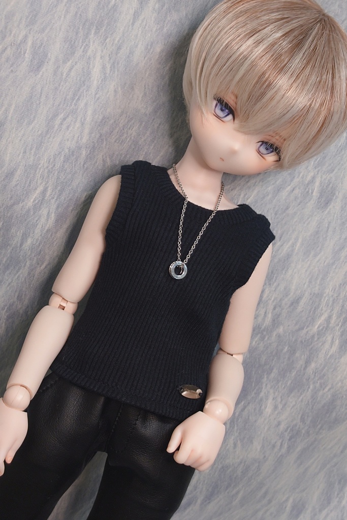 【MDD】ロゴプレートリブタンクトップ