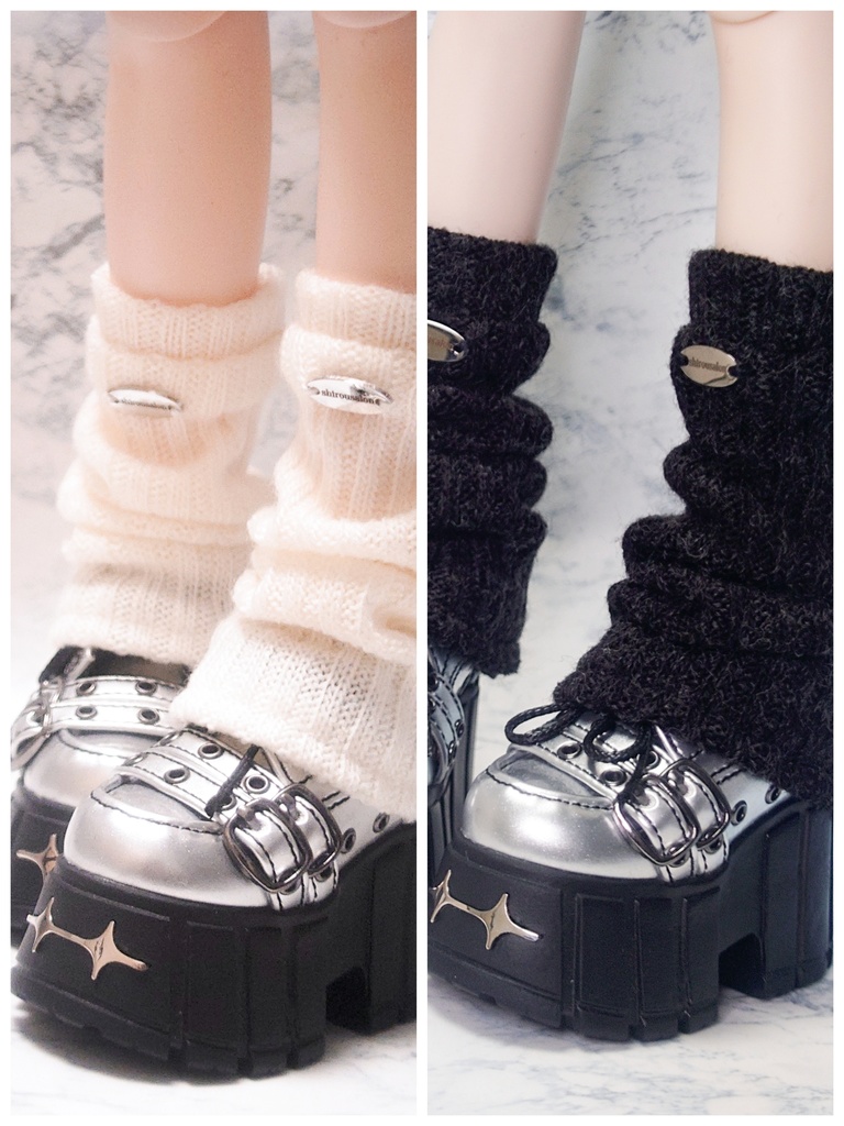 【MDD】ロゴプレートレッグウォーマー