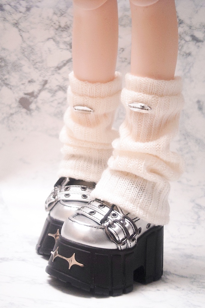 【MDD】ロゴプレートレッグウォーマー