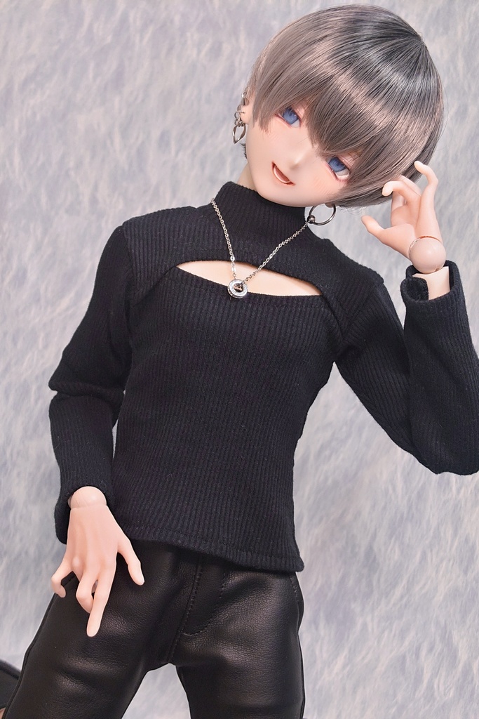 【DDB】リバーシブルオープンハイネック