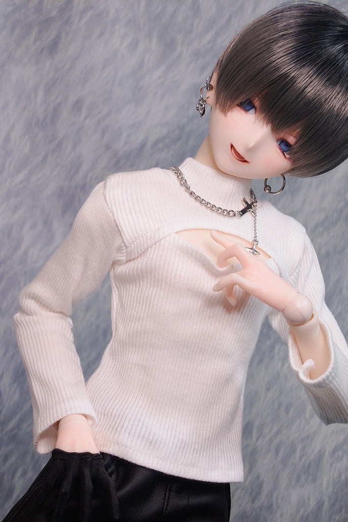 【DDB】リバーシブルオープンハイネック