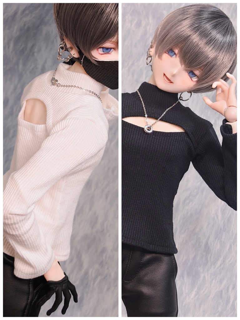 【DDB】リバーシブルオープンハイネック