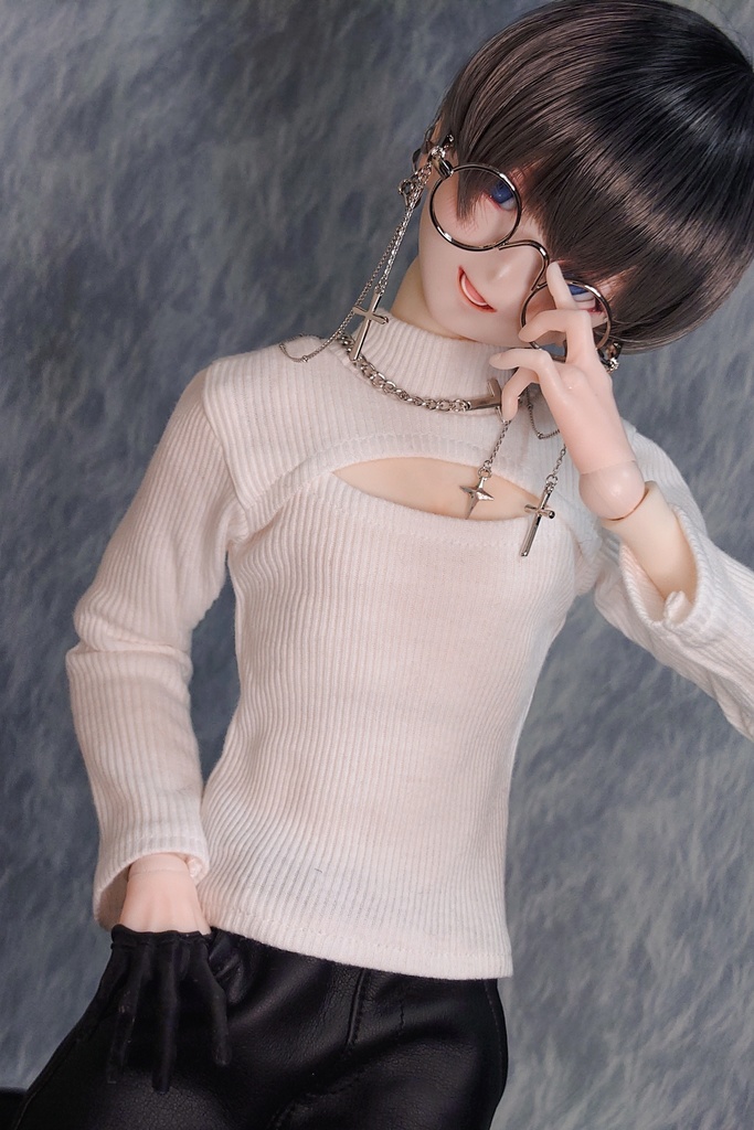 【DDB】リバーシブルオープンハイネック