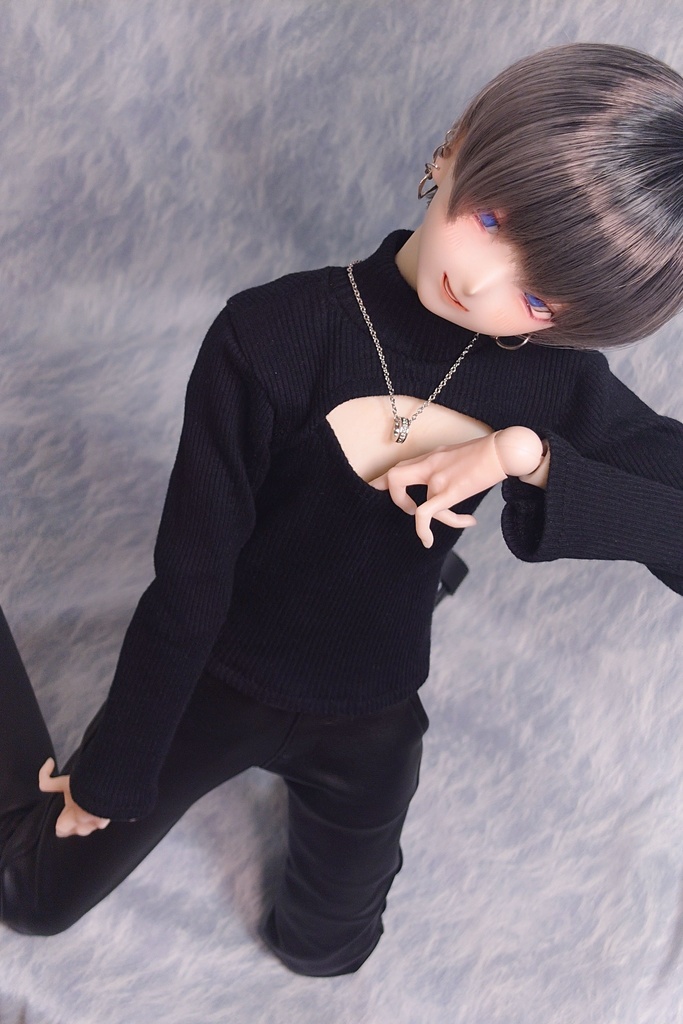 【DDB】リバーシブルオープンハイネック