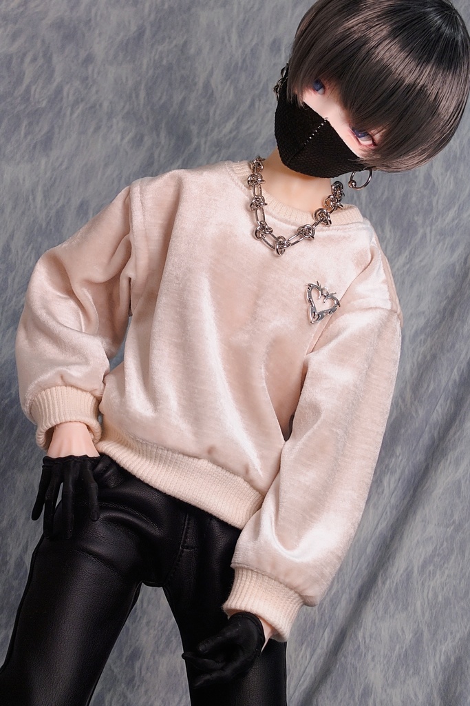 【DDB】ベロアハートトップス