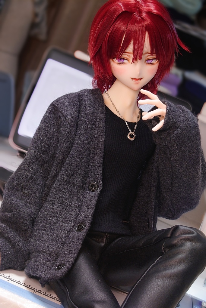 【DDB】ワンポイントカーディガン