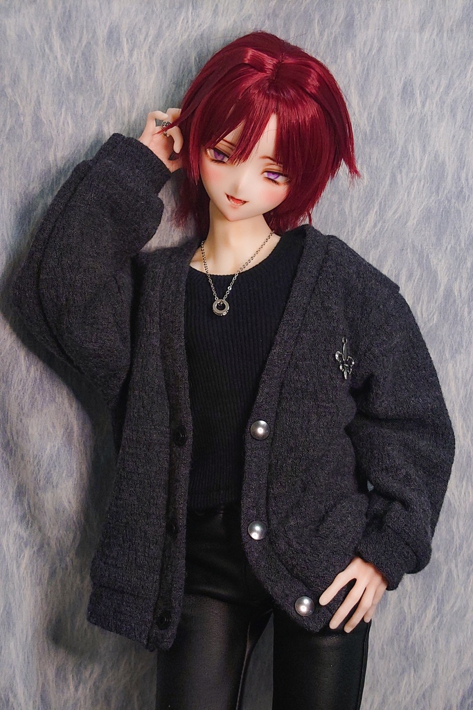 【DDB】ワンポイントカーディガン