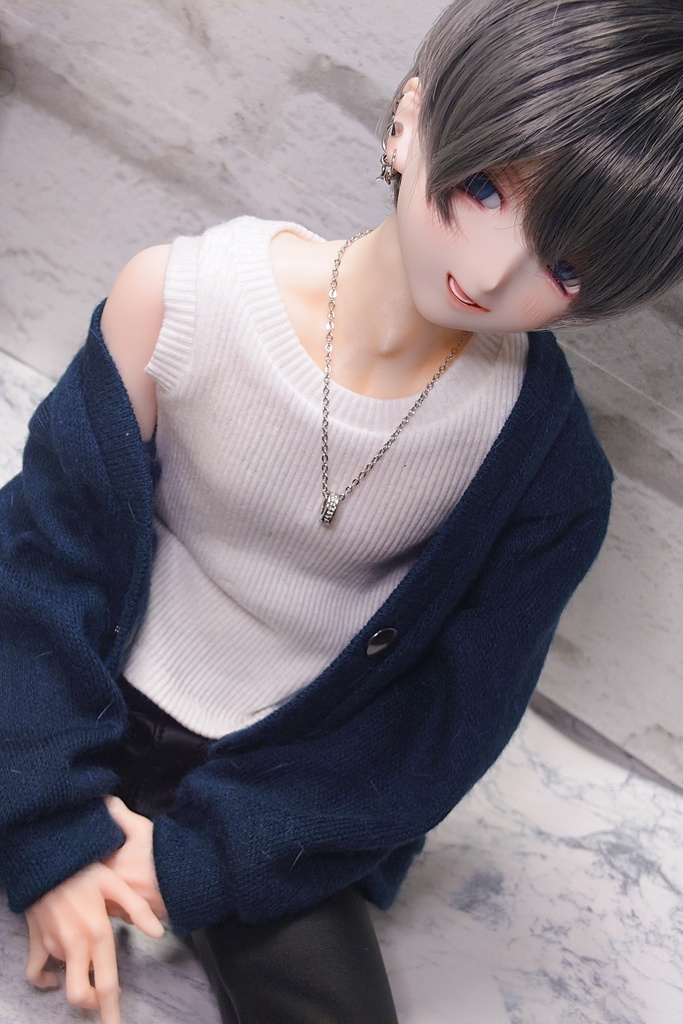 【DDB】ワンポイントカーディガン