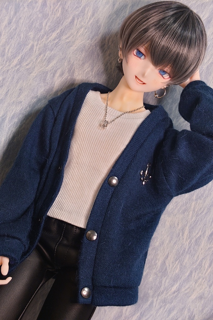 【DDB】ワンポイントカーディガン