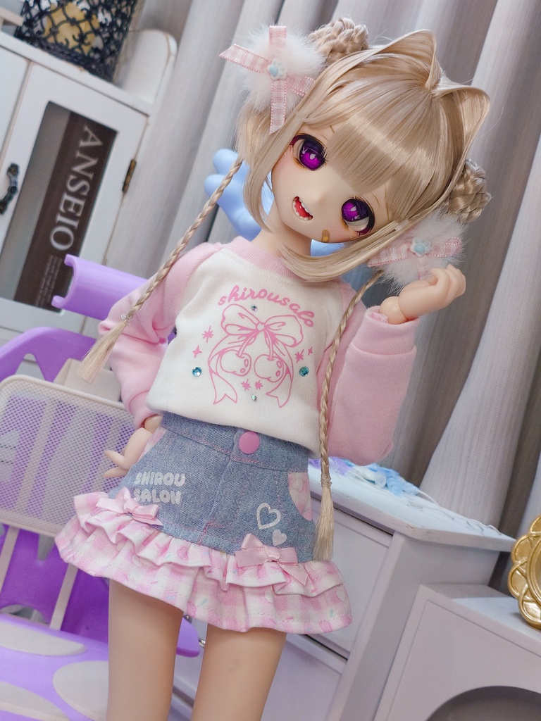 【MDD】チェリープリントトップス