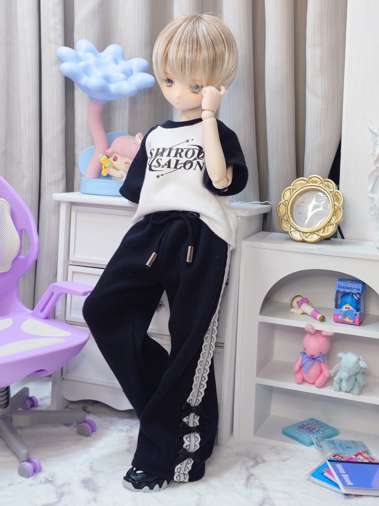 【MDD】サイドレーススウェットパンツ