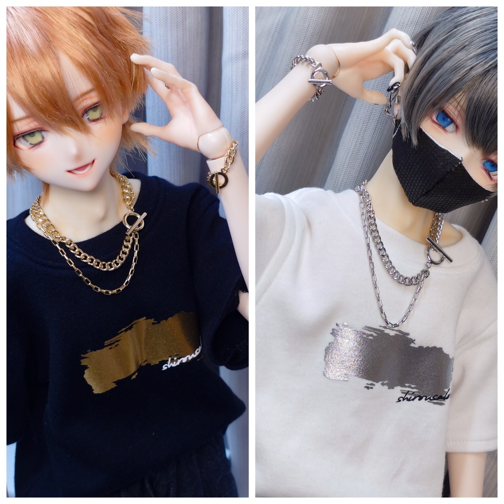 2連ネックレス&ブレスレット