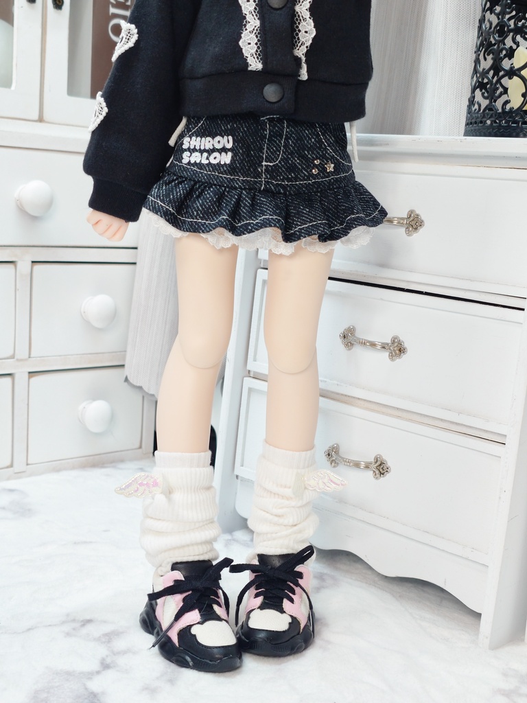 【MDD】デニムフリルスカート