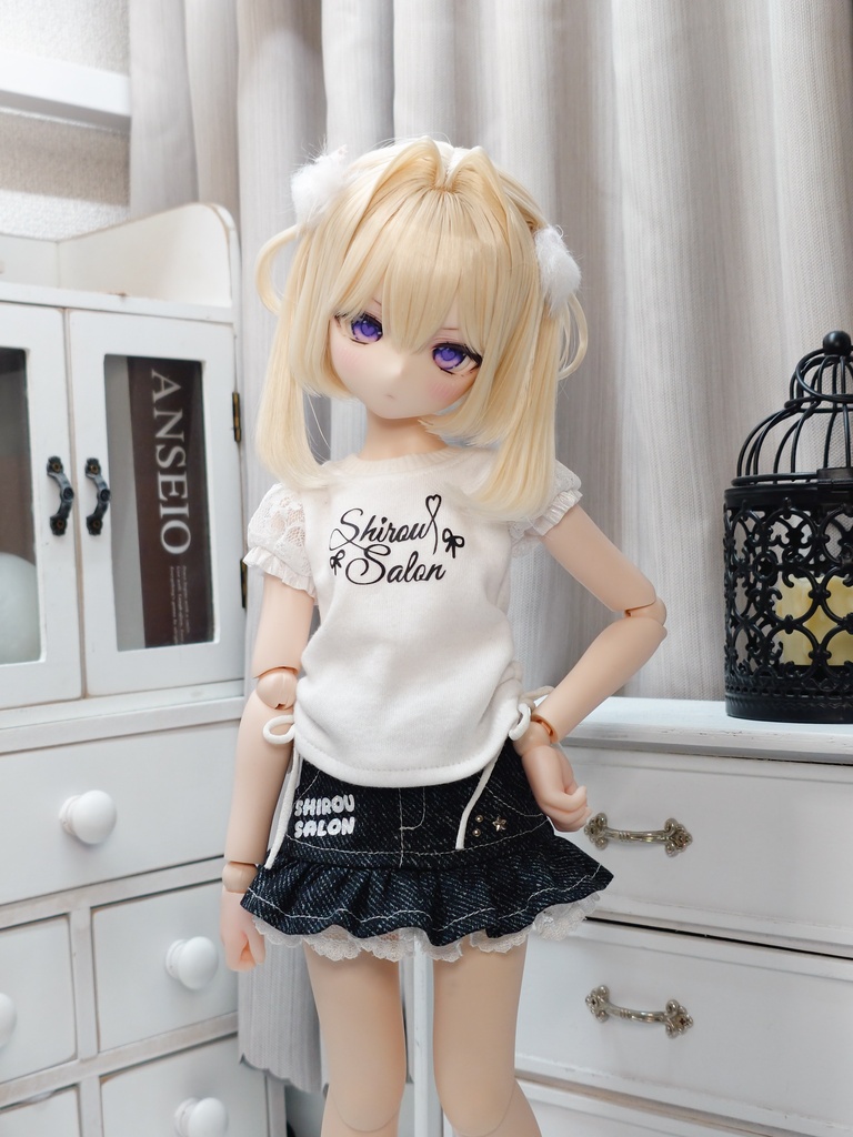 【MDD】レースパフスリーブトップス