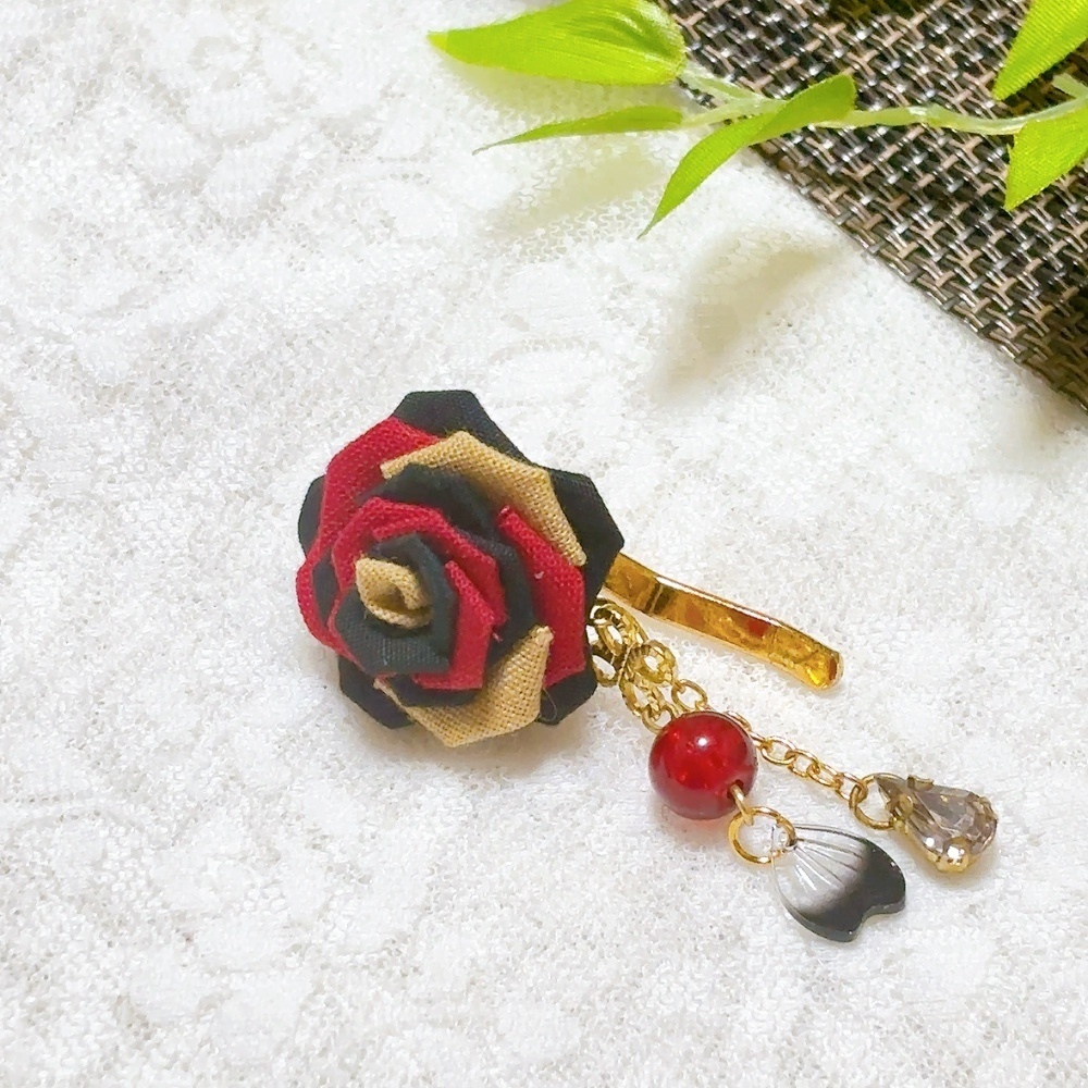 【刀剣乱舞】つまみ細工*ポニーフック ヘアアクセサリー 初期刀組