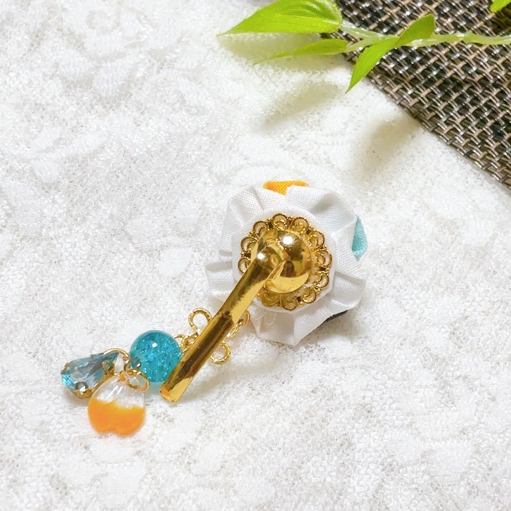 【刀剣乱舞】つまみ細工*ポニーフック ヘアアクセサリー 初期刀組