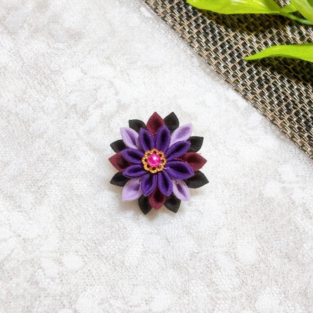 【薬屋のひとりごと】つまみ細工*ブローチ