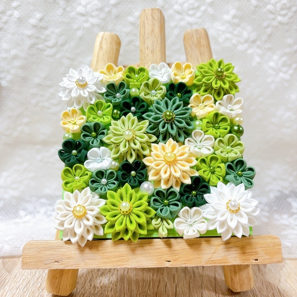 つまみ細工 アートパネル ウェルカムボード 壁飾り 推し活