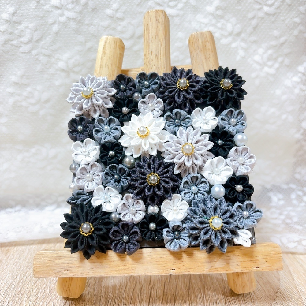 つまみ細工 アートパネル ウェルカムボード 壁飾り 推し活