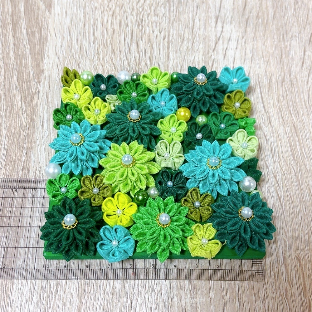 つまみ細工 アートパネル ウェルカムボード 壁飾り 推し活