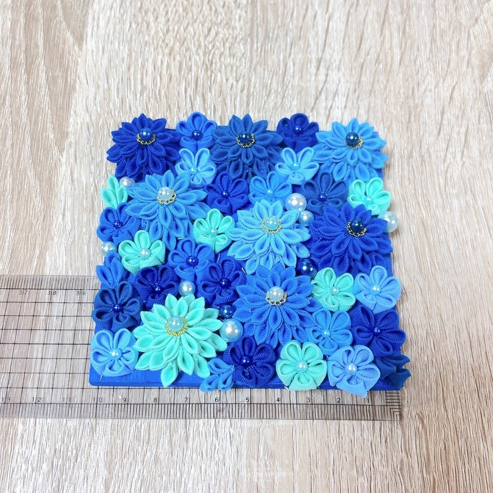 つまみ細工 アートパネル ウェルカムボード 壁飾り 推し活