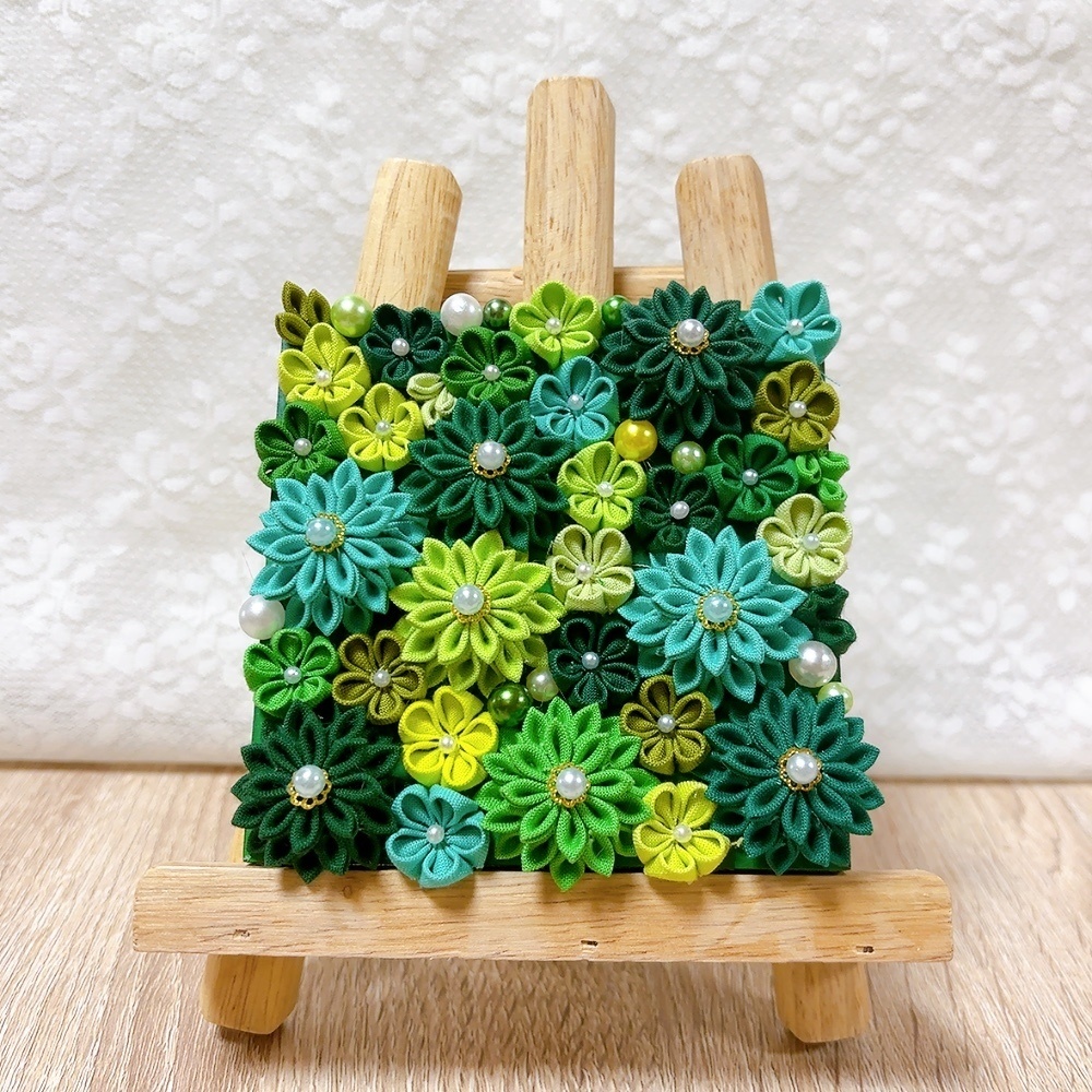 つまみ細工 アートパネル ウェルカムボード 壁飾り 推し活