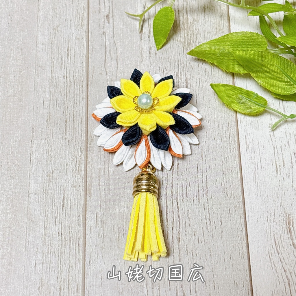 【刀剣乱舞】つまみ細工*バッグチャーム キーホルダー 打刀