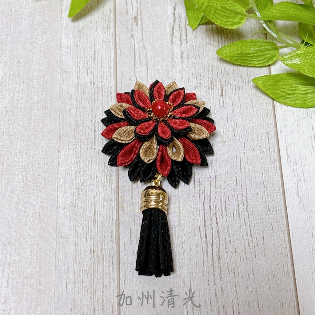 【刀剣乱舞】つまみ細工*バッグチャーム キーホルダー 打刀