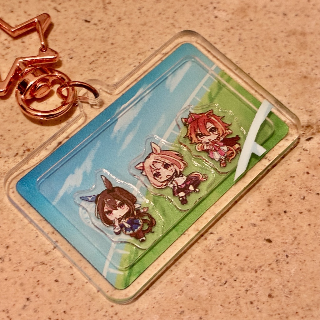 シャカシャカアクリルキーホルダー